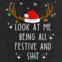 Look At Me Being All Festive And Funny Christmas Tree Adult Drive Performance Visor