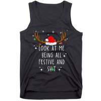 Look At Me Being All Festive And Funny Christmas Tree Tank Top