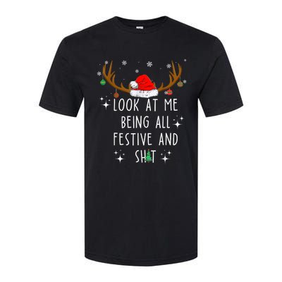 Look At Me Being All Festive And Funny Christmas Tree Softstyle CVC T-Shirt