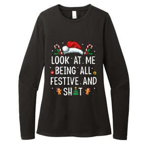 Look At Me Being All Festive And Funny Christmas Womens CVC Long Sleeve Shirt