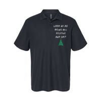 Look At Me Being All Festive Funny Christmas Softstyle Adult Sport Polo