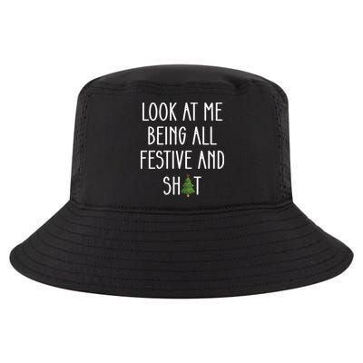 Look At Me Being All Festive And Shit Cool Comfort Performance Bucket Hat