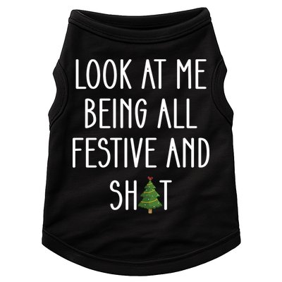 Look At Me Being All Festive And Shit Doggie Tank