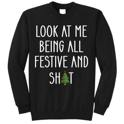 Look At Me Being All Festive And Shit Sweatshirt