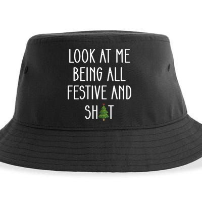 Look At Me Being All Festive And Shit Sustainable Bucket Hat