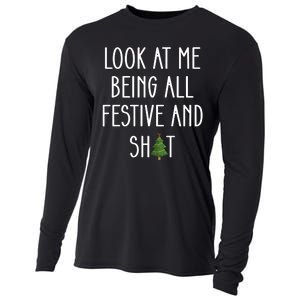 Look At Me Being All Festive And Shit Cooling Performance Long Sleeve Crew