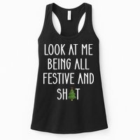 Look At Me Being All Festive And Shit Womens Tank Top