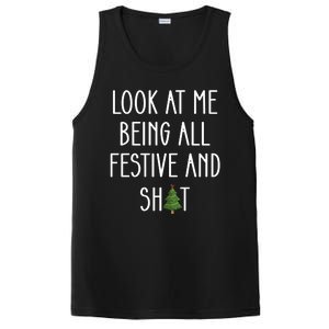 Look At Me Being All Festive And Shit PosiCharge Competitor Tank