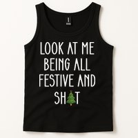Look At Me Being All Festive And Shit Tank Top