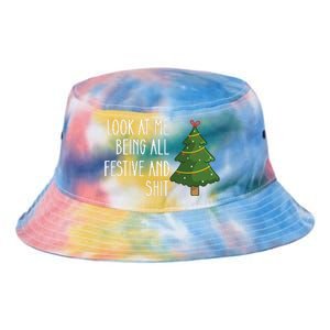 Look At Me Being All Festive And Shit Tie Dye Newport Bucket Hat