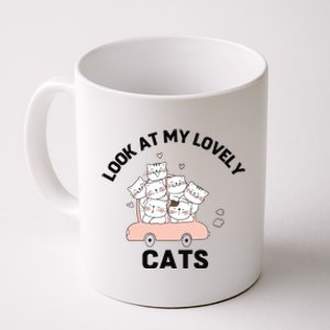 Look At My Lovely Cats ,Funny Siamese Cat Coffee Mug