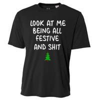 Look At Me Being All Festive Christmas Cooling Performance Crew T-Shirt