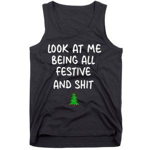 Look At Me Being All Festive Christmas Tank Top