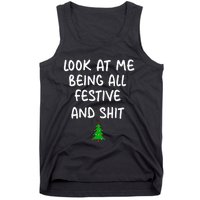 Look At Me Being All Festive Christmas Tank Top