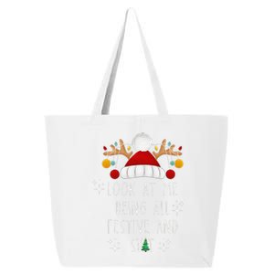 Look At Me Being All Festive And Shit Funny Christmas Tree 25L Jumbo Tote