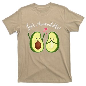 Let's Avocuddle Matching Couple Avocado Love T-Shirt