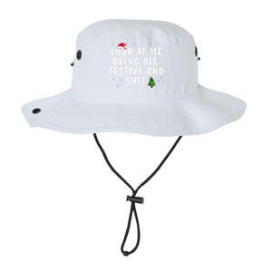 Look At Me Being All Festive And Shit Humorous Christmas  Legacy Cool Fit Booney Bucket Hat