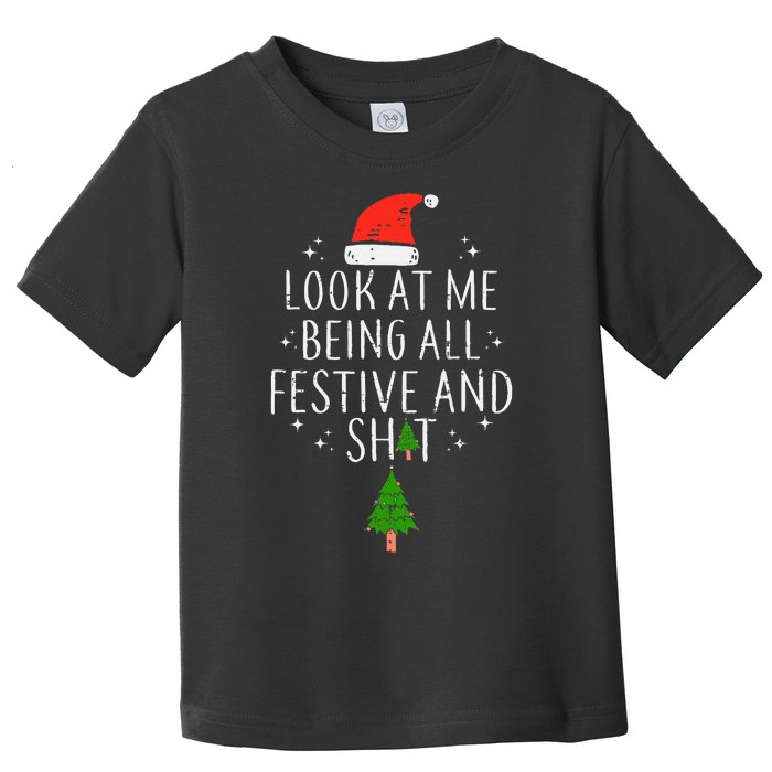 look at me being all festive christmas  Toddler T-Shirt