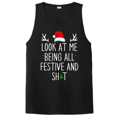 Look at Me Being All Festive Funny Christmas PosiCharge Competitor Tank