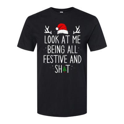 Look at Me Being All Festive Funny Christmas Softstyle® CVC T-Shirt