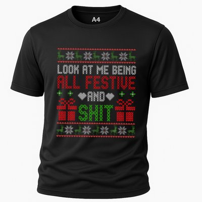  Look At Me Being All Festive And Shit Xmas Performance Shirt