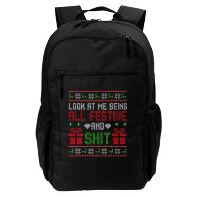  Look At Me Being All Festive And Shit Xmas Backpack