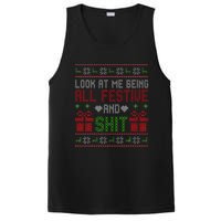  Look At Me Being All Festive And Shit Xmas PosiCharge Competitor Tank