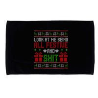  Look At Me Being All Festive And Shit Xmas Microfiber Hand Towel
