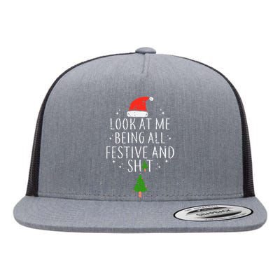 Look At Me Being All Festive Flat Bill Trucker Hat