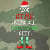 Look At Me Being All Festive And Shit Funny Legacy Tie Dye Trucker Hat