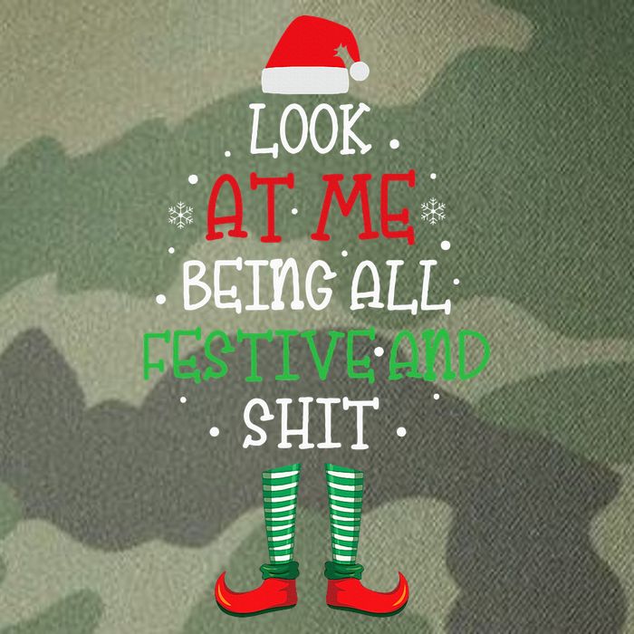 Look At Me Being All Festive And Shit Funny Legacy Tie Dye Trucker Hat