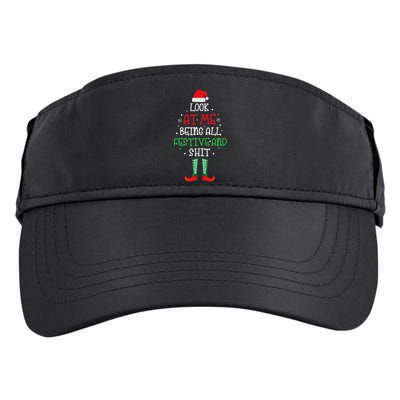 Look At Me Being All Festive And Shit Funny Adult Drive Performance Visor