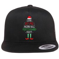 Look At Me Being All Festive And Shit Funny Flat Bill Trucker Hat