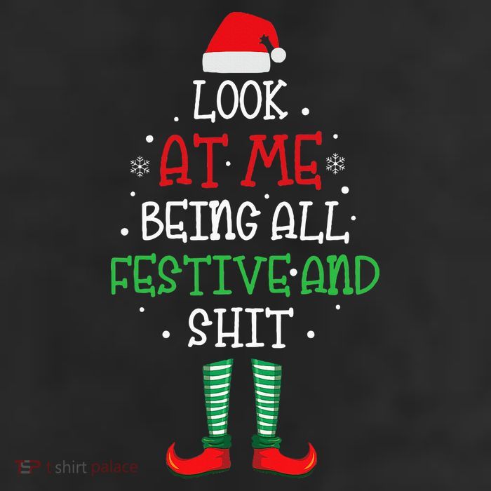 Look At Me Being All Festive And Shit Funny 25L Jumbo Tote