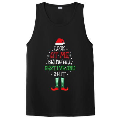 Look At Me Being All Festive And Shit Funny PosiCharge Competitor Tank
