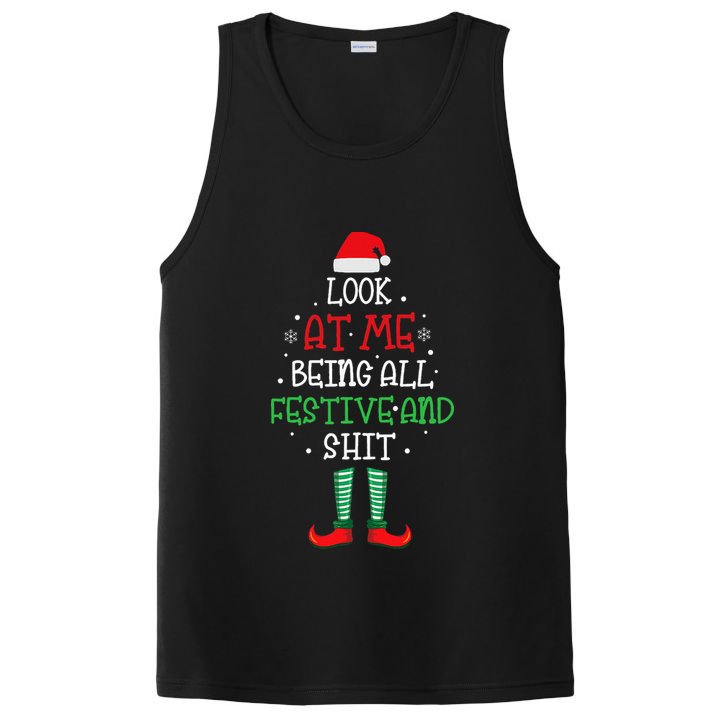Look At Me Being All Festive And Shit Funny PosiCharge Competitor Tank