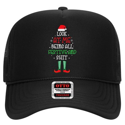 Look At Me Being All Festive And Shit Funny Trucker Hat
