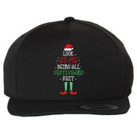 Look At Me Being All Festive And Shit Funny Wool Snapback Cap