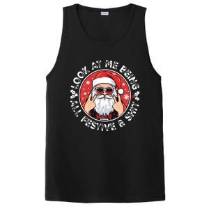 Look At Me Being All Festive And Shit Funny Christmas PosiCharge Competitor Tank