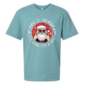 Look At Me Being All Festive And Shit Funny Christmas Sueded Cloud Jersey T-Shirt