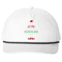 Look at Me Being All Festive and Shits Funny Christmas Santa Snapback Five-Panel Rope Hat