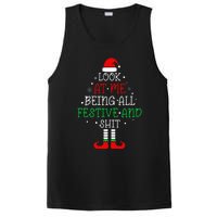 Look at Me Being All Festive and Shits Funny Christmas Santa PosiCharge Competitor Tank