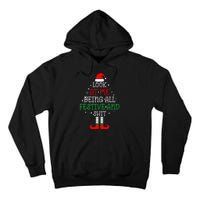 Look at Me Being All Festive and Shits Funny Christmas Santa Tall Hoodie