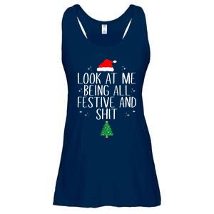 Look At Me. Being All Festive And Shit Ladies Essential Flowy Tank