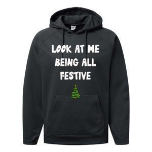 Look At Me Being All Festive Performance Fleece Hoodie