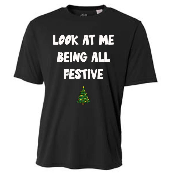 Look At Me Being All Festive Cooling Performance Crew T-Shirt