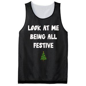 Look At Me Being All Festive Mesh Reversible Basketball Jersey Tank