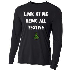 Look At Me Being All Festive Cooling Performance Long Sleeve Crew