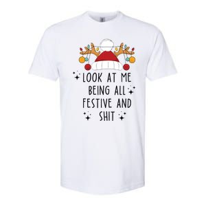 Look At Me Being All Festive Humor Christmas Softstyle CVC T-Shirt