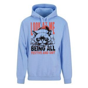 Look At Me Being All Festive And Shit Unisex Surf Hoodie